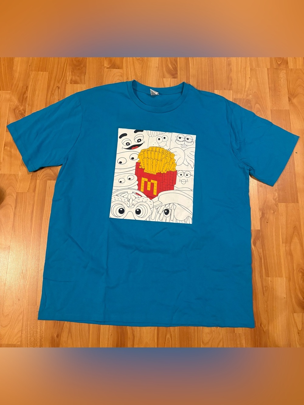 🔥McDonald’s Crew French Fries T Shirt Authentic Collector's Cup Edition Sz 2XL